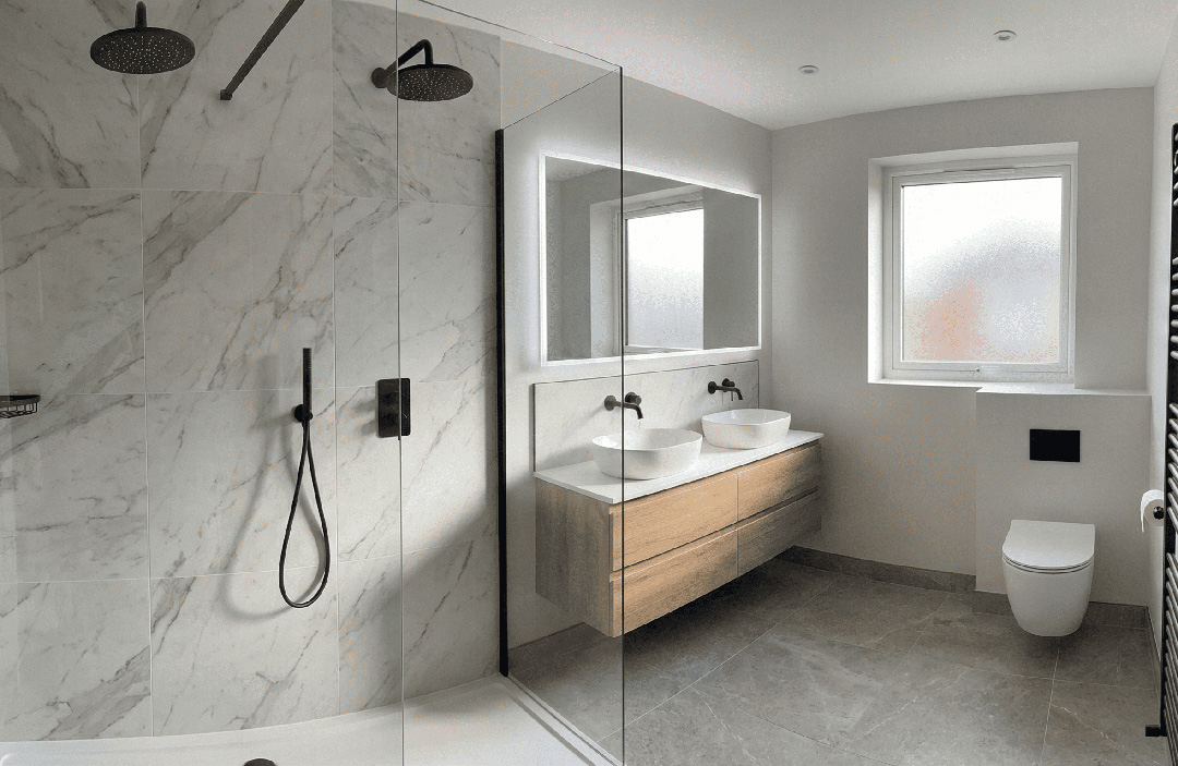 Salle de bain rénovée à Lille par Express Chauffage